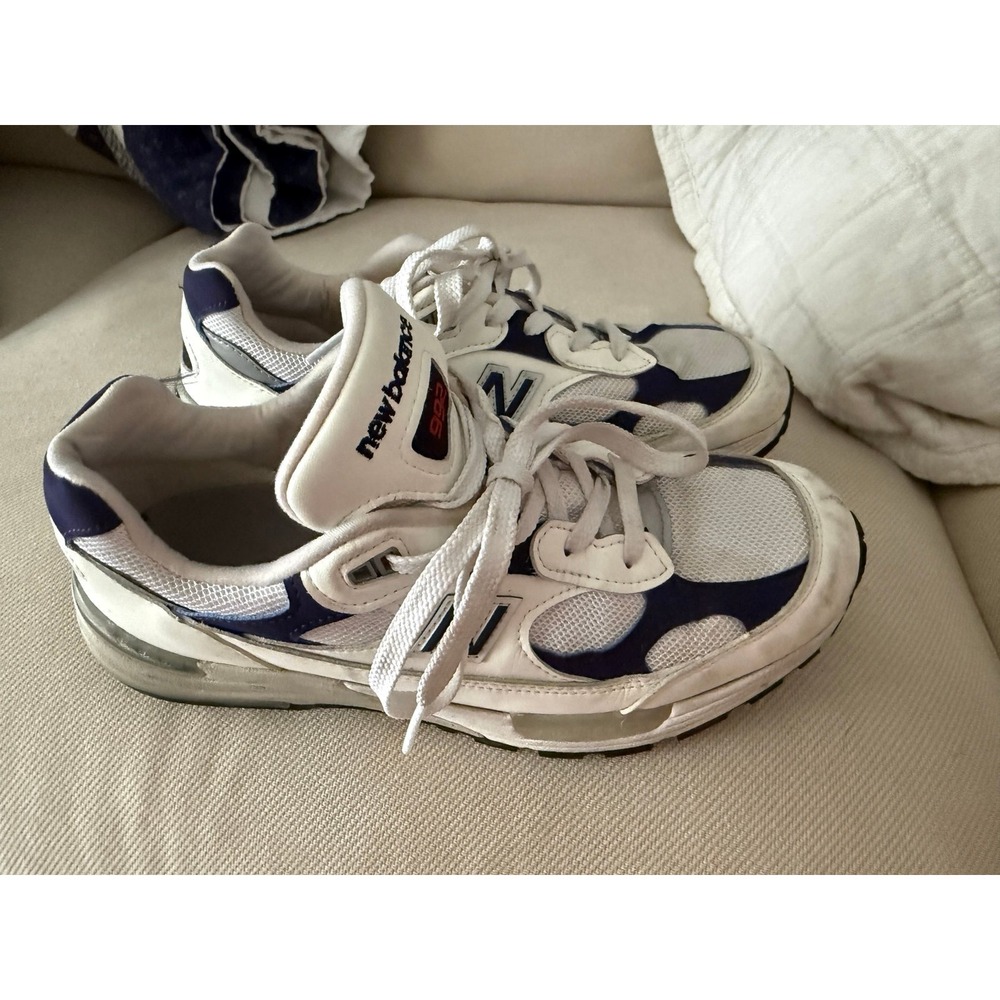New Balance 992 Navy and White - Picture 4 of 7